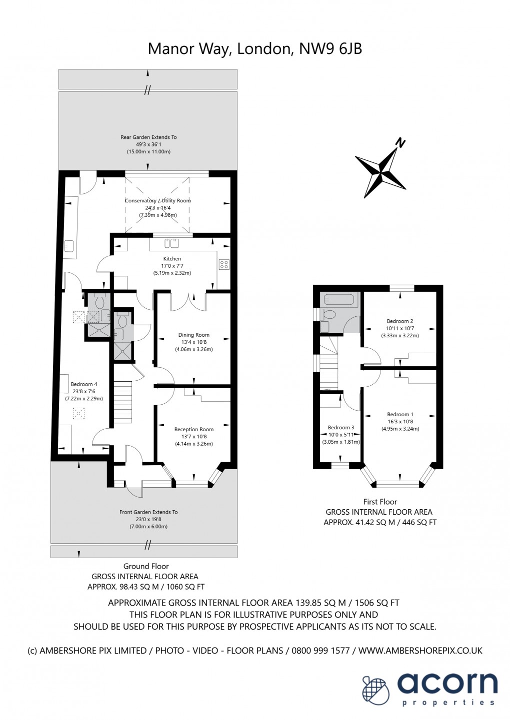 Floorplan for Colindale, London