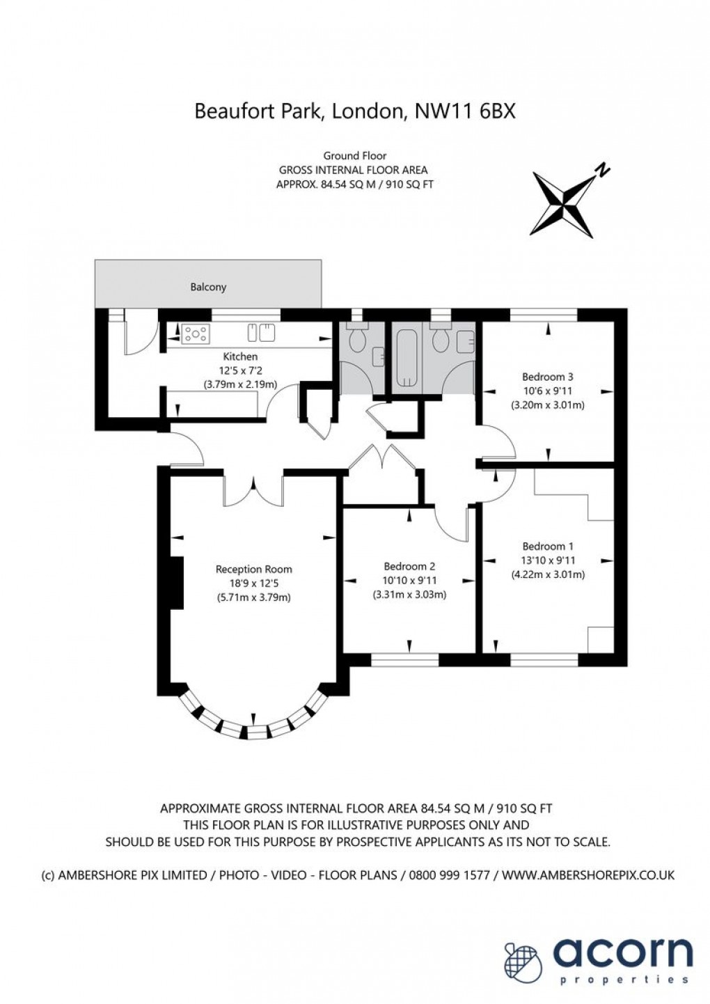 Floorplan for Beaufort Park, London
