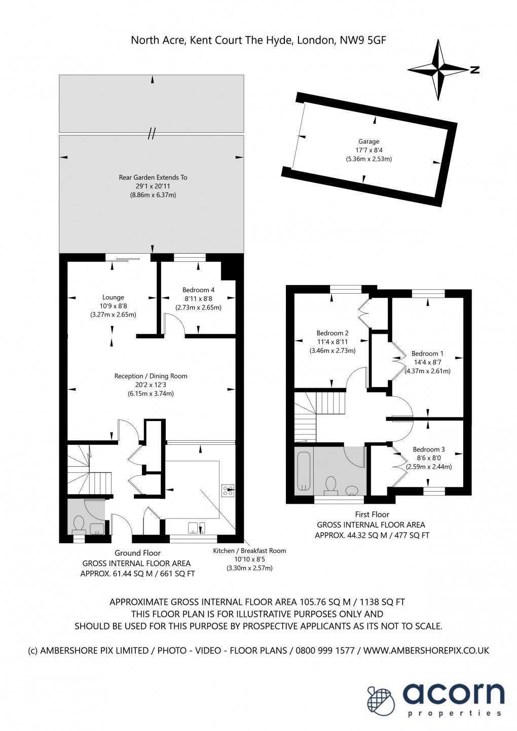Floorplan for North Acre, Colindale, London